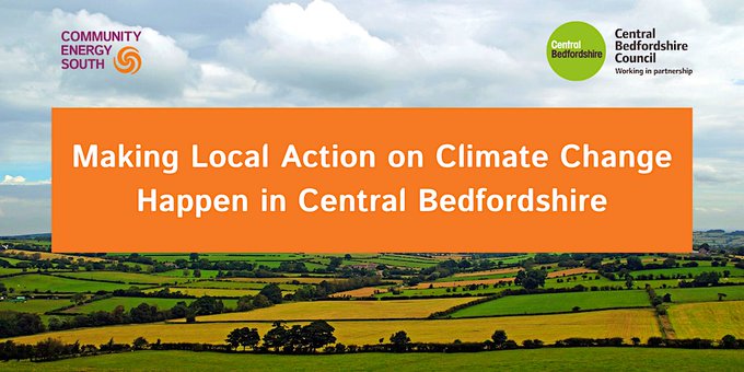 Council partners with Community Energy South to help support Central Bedfordshire community energy projects – express your interest