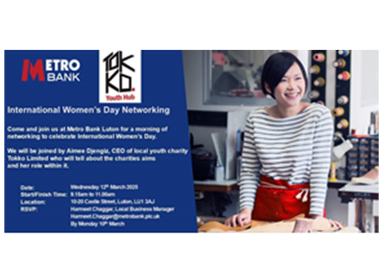 International Women's Day networking - Wednesday 12th March
