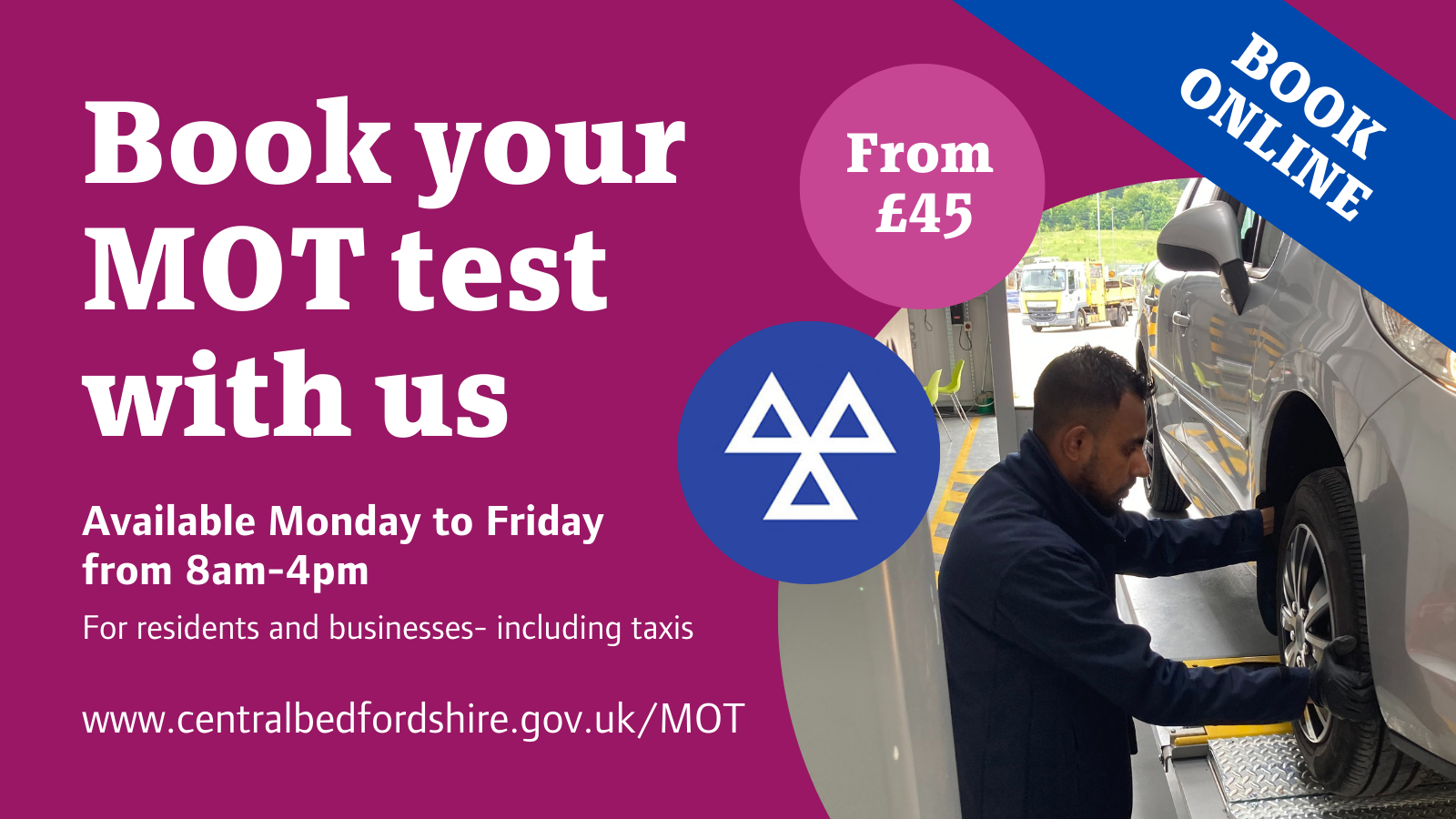 Central Bedfordshire Council opens two new state-of-art MOT testing stations 