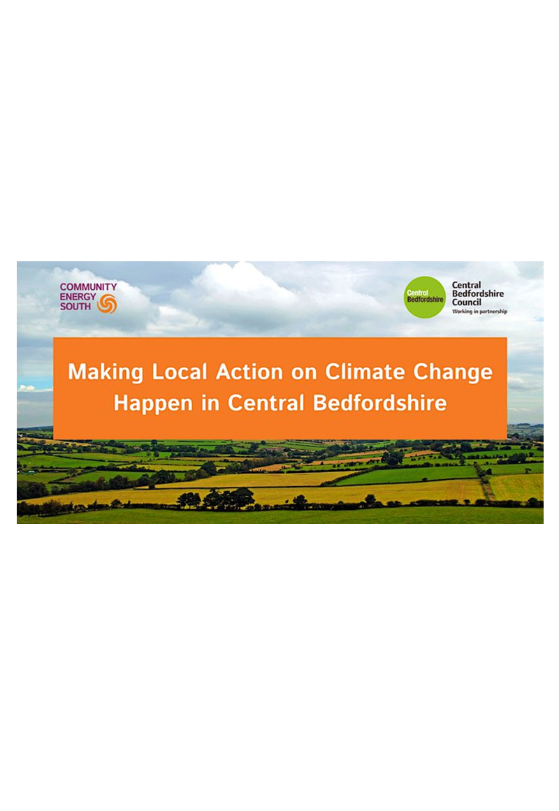 Making Local Action on Climate Change Happen in Central Bedfordshire